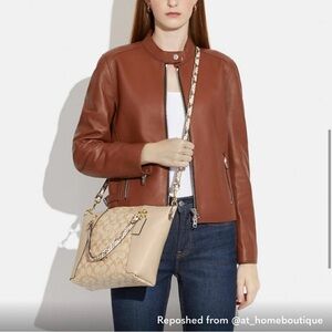Tan Coach Bag
